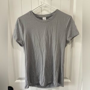 Victoria Secret Sport Womens size small short sleeve gray cut out shirt